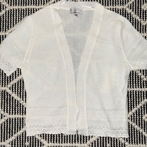 NWT Signature women open short cardigan